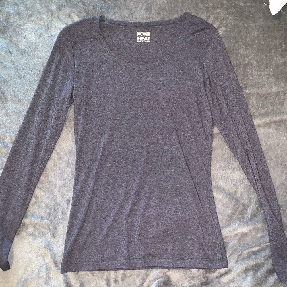 Purple/Grey 32 Degrees Heat Long Sleeve